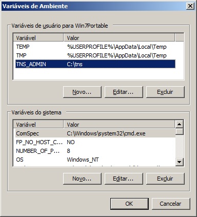 Oracle Client - Configuração 2