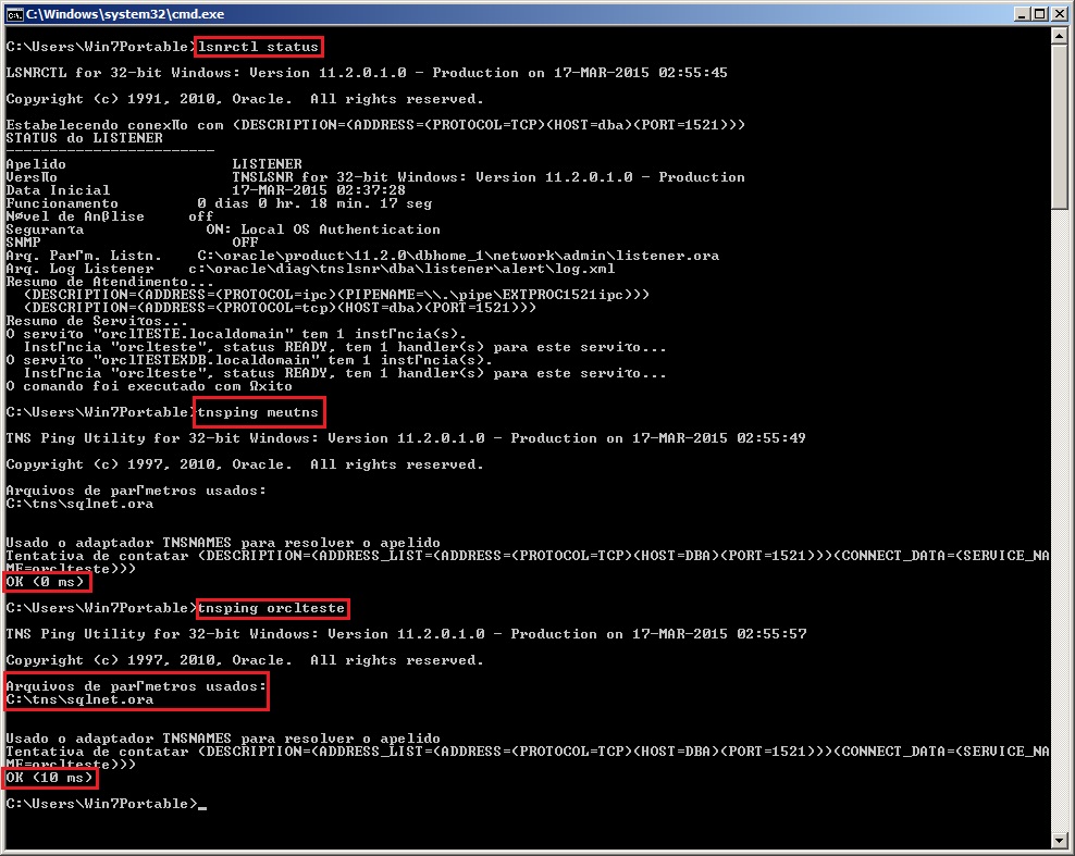 Oracle Client - Configuração 4